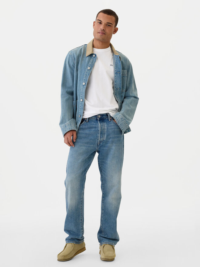 Gap Gap Marškinėliai 502022-01 Balta Regular Fit