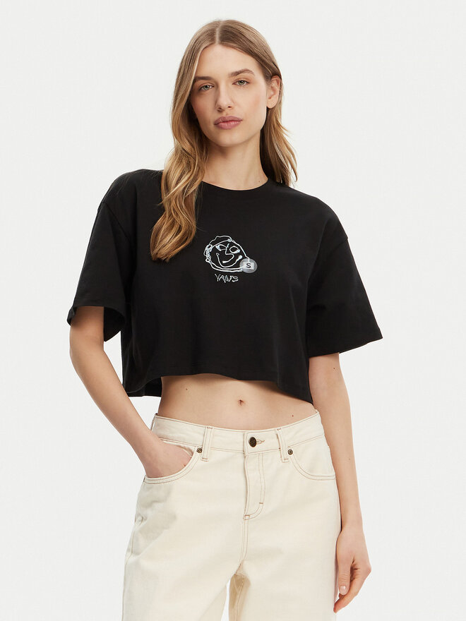 Vans Vans Marškinėliai VN000MC5BLK1 Juoda Regular Fit