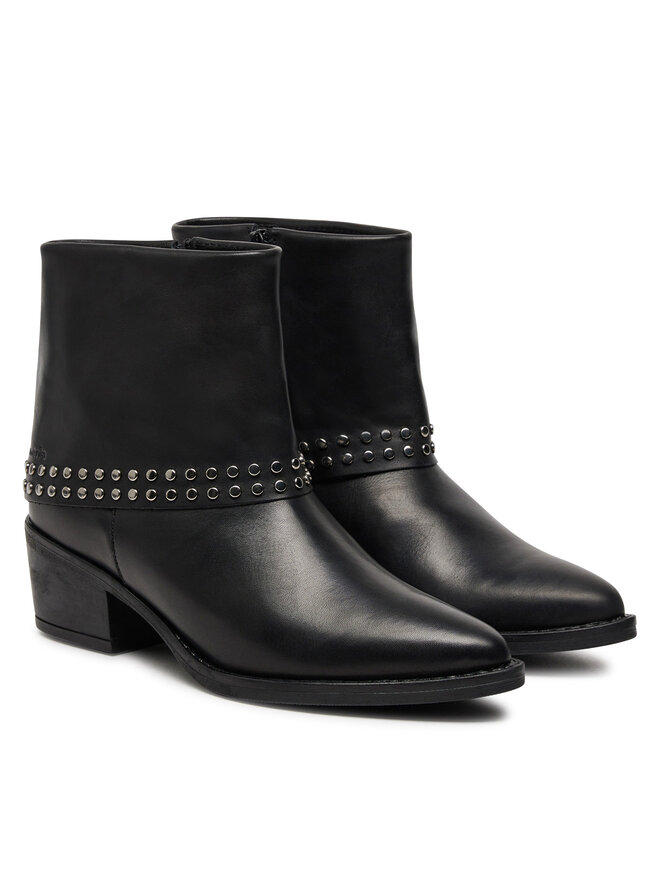 Tamaris Μποτάκια Tamaris 1-25708-43 Μαύρο