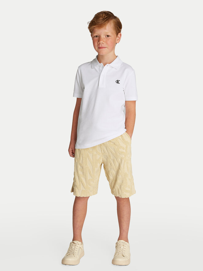 Calvin Klein Jeans Calvin Klein Jeans Поло Essential IB0IB02486 Білий Regular Fit