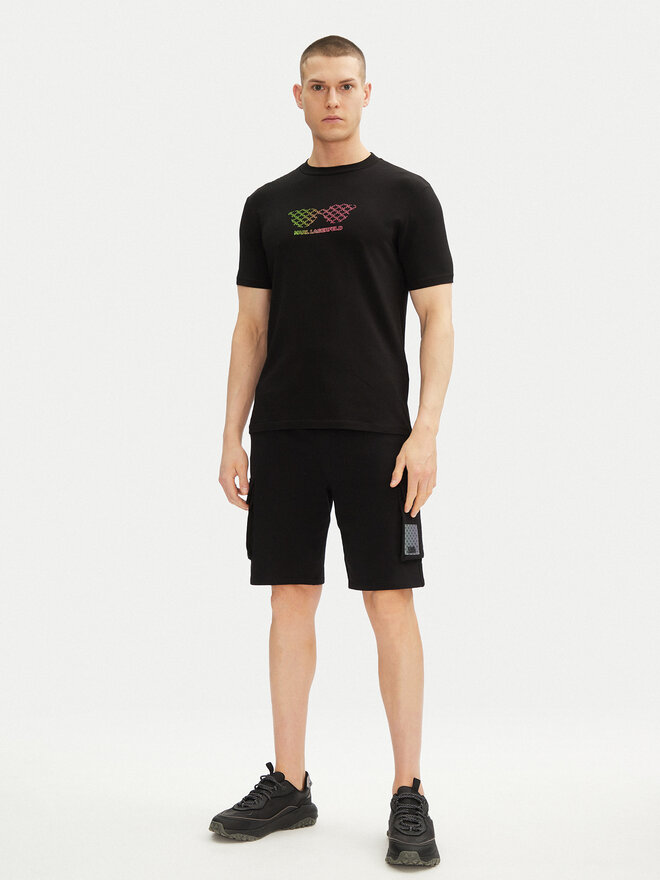 KARL LAGERFELD KARL LAGERFELD T-Shirt 755402 552235 Schwarz Regular Fit