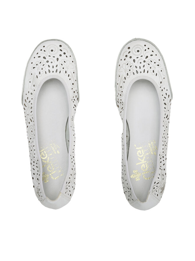 Rieker Ballerinas Rieker 41460-80 Weiß