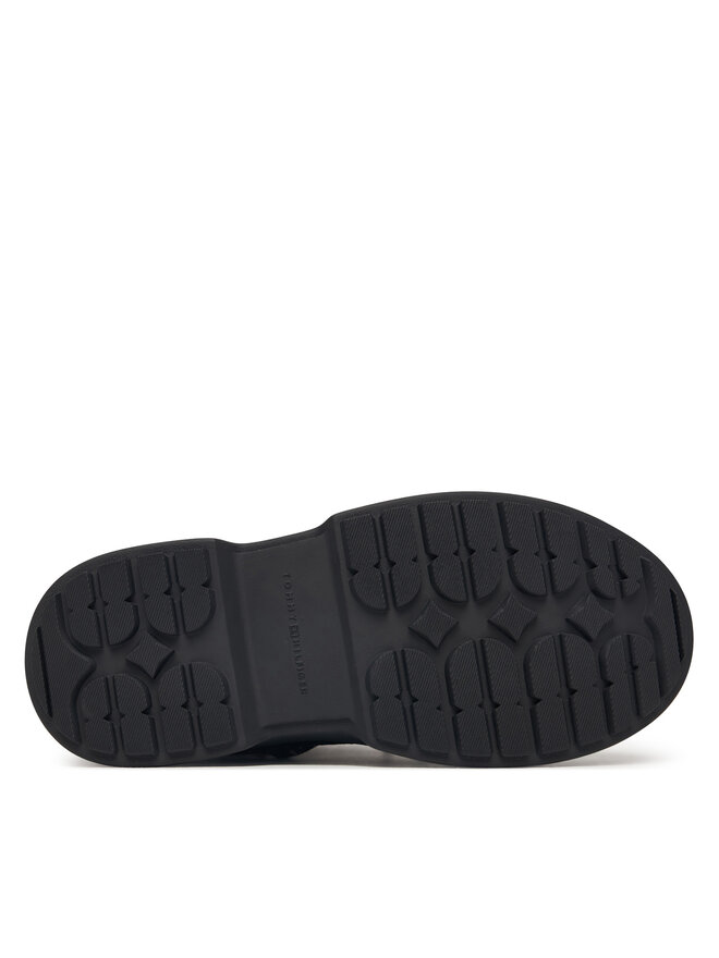 Tommy Hilfiger Schneeschuhe Tommy Hilfiger Lace-Up Water Resist Snow Boot FW0FW09546 Schwarz