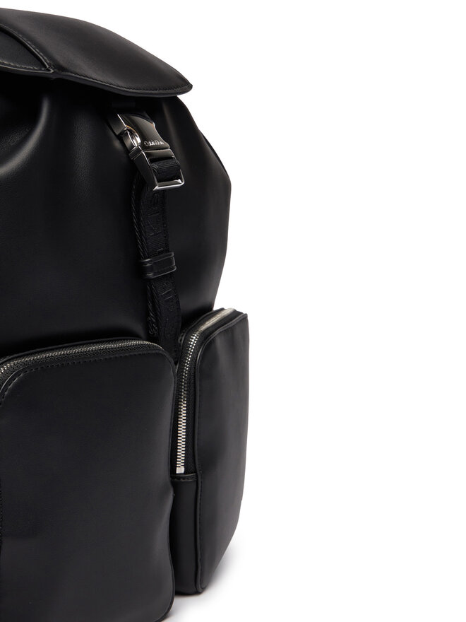 Calvin Klein Rucksack Calvin Klein Webbing Strap Flap LV04F3590G Schwarz