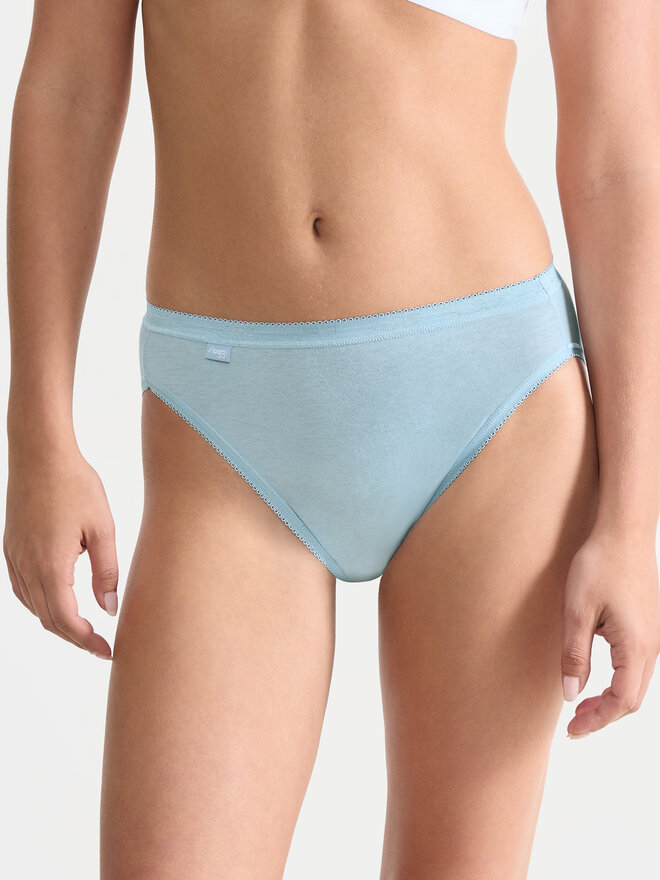 Sloggi Sloggi Set 3 parov spodnjih hlačk Basic 10222391 Modra