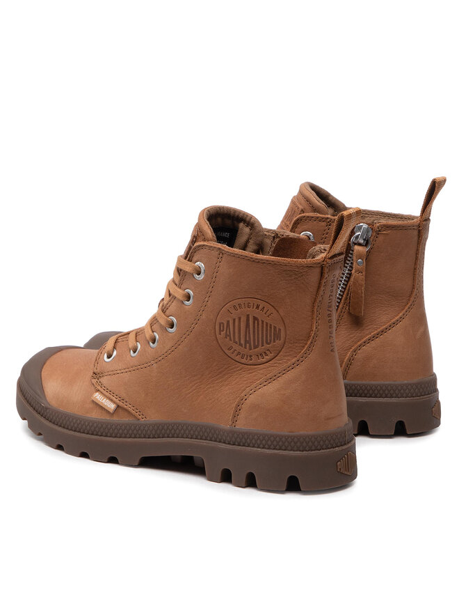 Palladium Schnürstiefeletten Palladium Pampa Zip Lth Ess 76888-252-M Braun