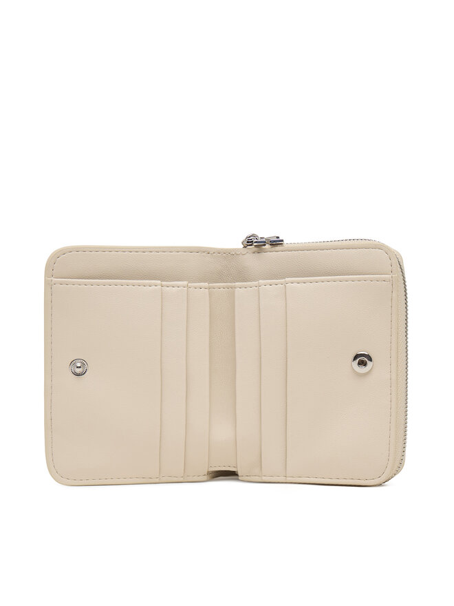 Calvin Klein Geldbörse Calvin Klein Ck Medium Flap Zip Around LV04F1075G Creme