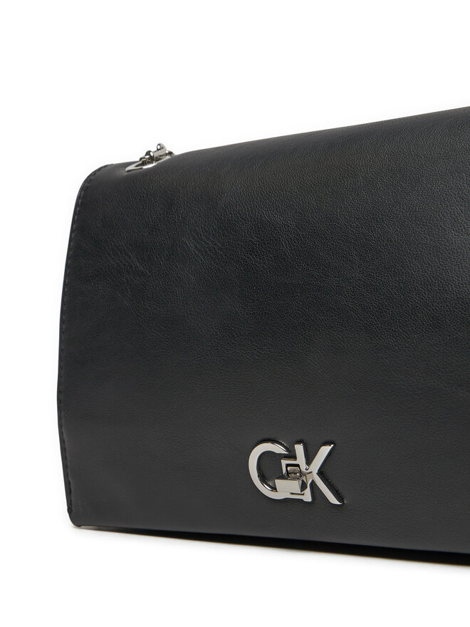 Calvin Klein Handtasche Calvin Klein Ck Medium Conv Chain Bag K60K612810 Schwarz