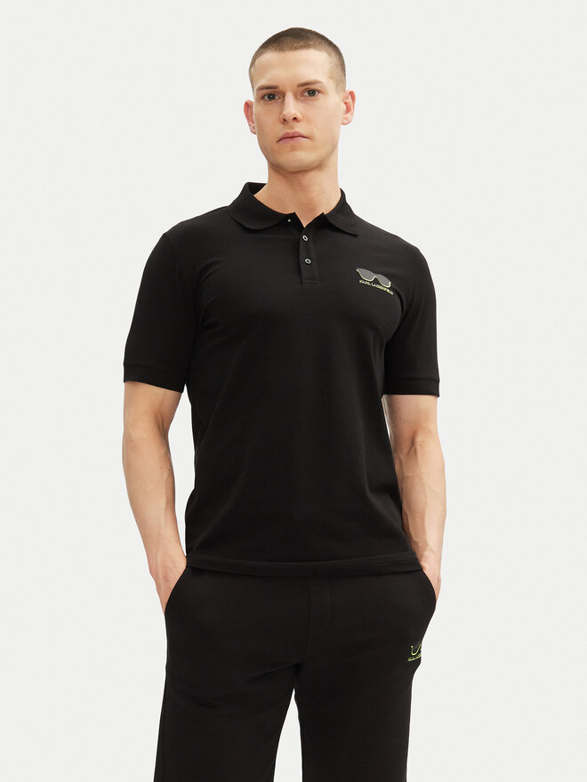 KARL LAGERFELD KARL LAGERFELD Poloshirt 745400 552235 Schwarz Slim Fit