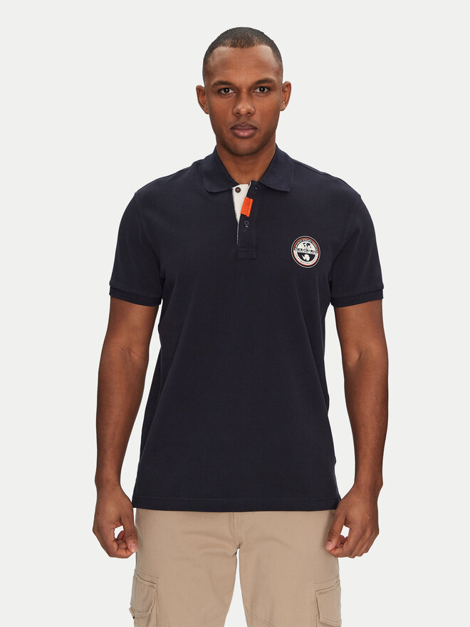 Napapijri Napapijri Polo E-Clanis NP0A4ID31761 Tamnoplava Regular Fit