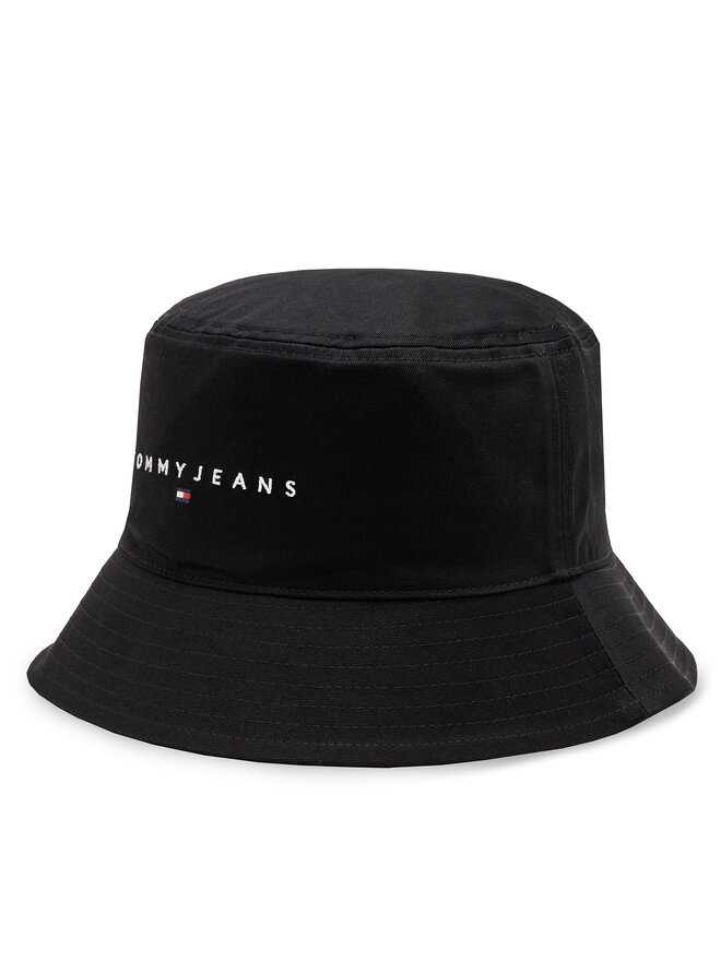 Tommy Jeans Kapelusz Tommy Jeans Tjm Linear Logo Bucket Hat AM0AM12895 Czarny