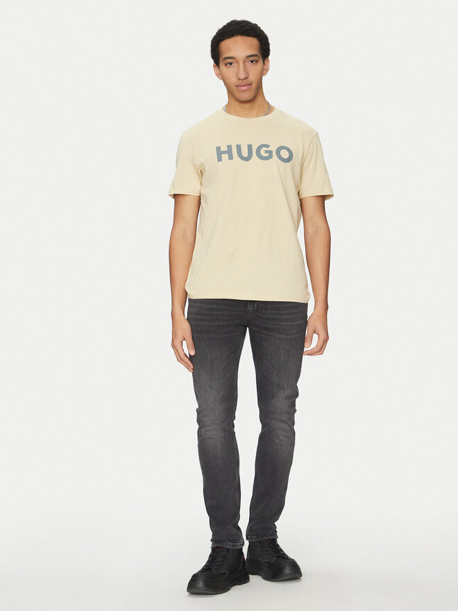 HUGO HUGO T-Shirt Dulivio 50467556 Beige Regular Fit