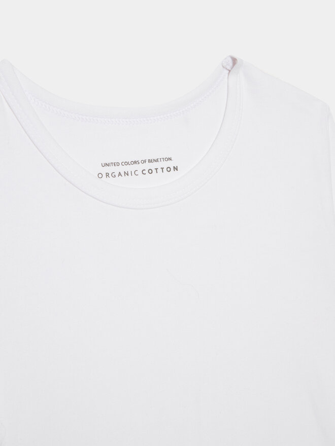 United Colors Of Benetton United Colors Of Benetton Σετ 2 T-Shirts 3OP80M018 Γκρι Regular Fit