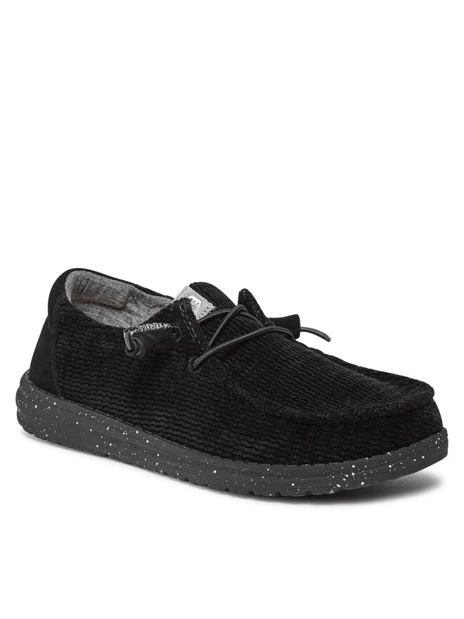 Hey Dude Półbuty Hey Dude Wendy Wave Corduroy 40195-001 Czarny