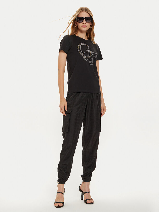 Guess Guess T-Shirt W4BI16 I3Z14 Μαύρο Regular Fit