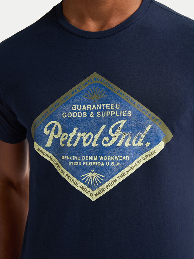Petrol Industries Petrol Industries Camiseta M-1050-TSR634 Azul marino Regular Fit