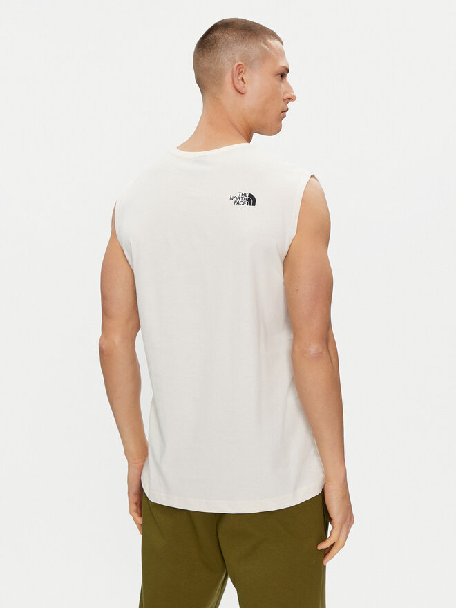 The North Face The North Face Tank top Easy NF0A87R2 Λευκό Regular Fit
