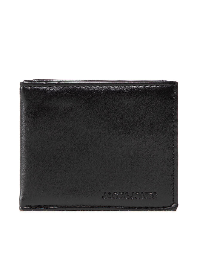 Jack&Jones Liels vīriešu maks Jack&Jones Jaczack Wallet 12213118 Melns