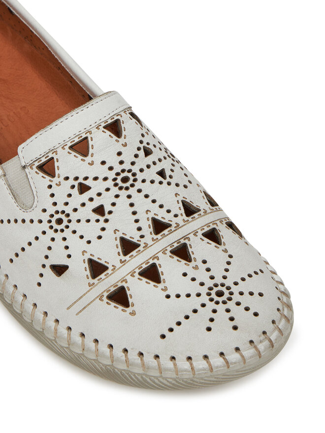 Manitu Halbschuhe Manitu 840073 Weiß