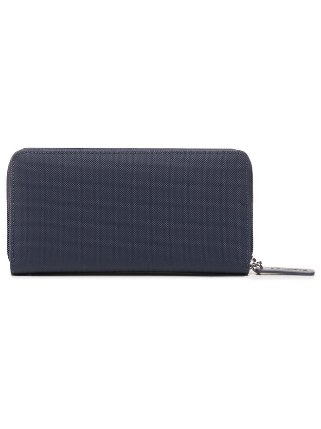 Lacoste Великий жіночий гаманець Lacoste L Zip Wallet NF2900PO Cиній