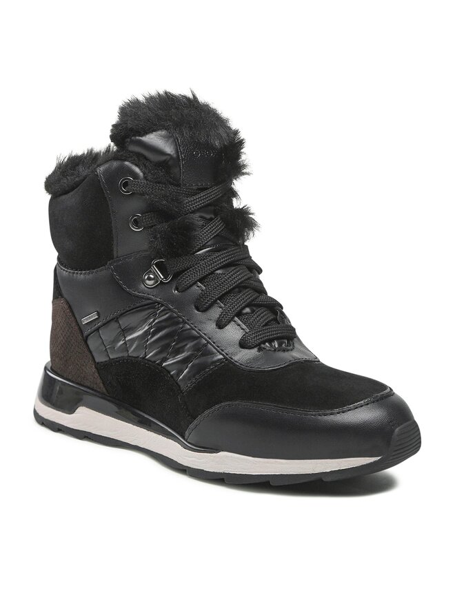 Geox Členková obuv Geox D New Aneko B Abx A D26LYA 085FU C9999 Čierna