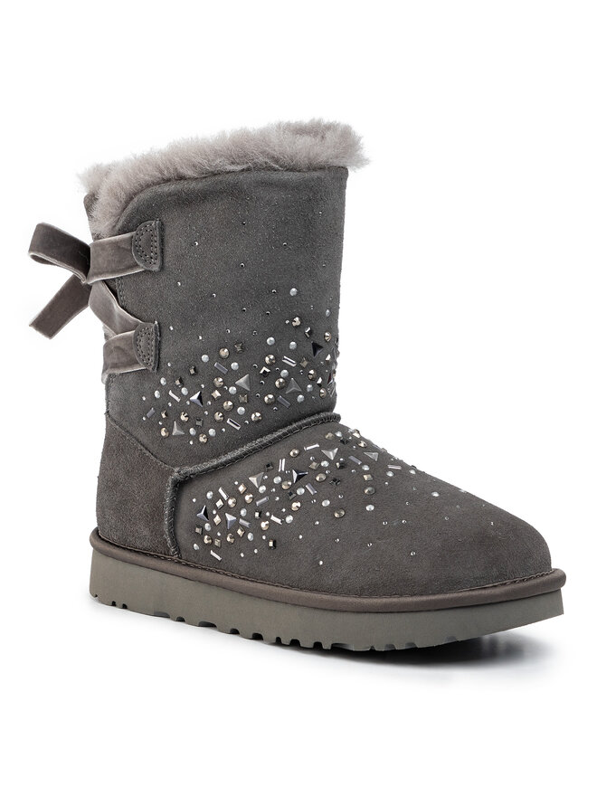 Ugg Μπότες Χιονιού Ugg W Classic Galaxy Bling Short 1103798 Γκρι