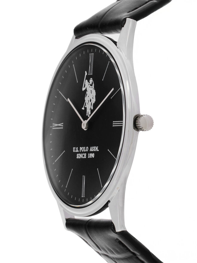 U.S. Polo Assn. Conjunto de reloj y pulsera U.S. Polo Assn. Jeremy USP6391TW Negro