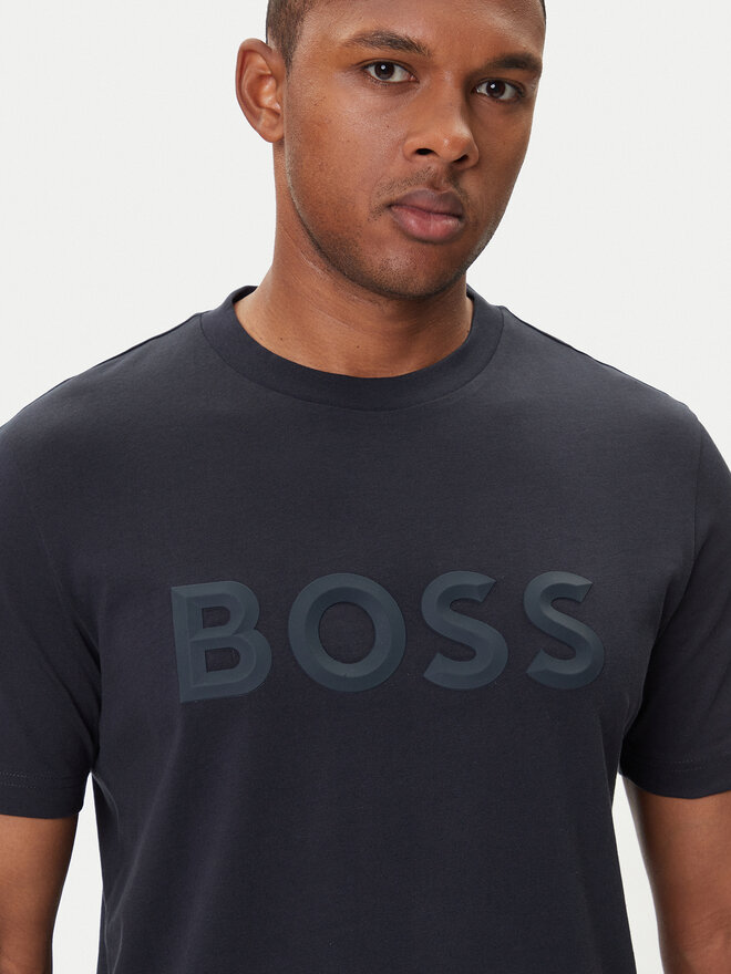 BOSS BOSS Camiseta Iconic Zone 50548411 Azul marino Regular Fit