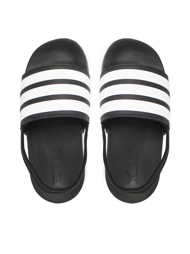 adidas Sandały adidas adilette Estrap JR5328 Czarny