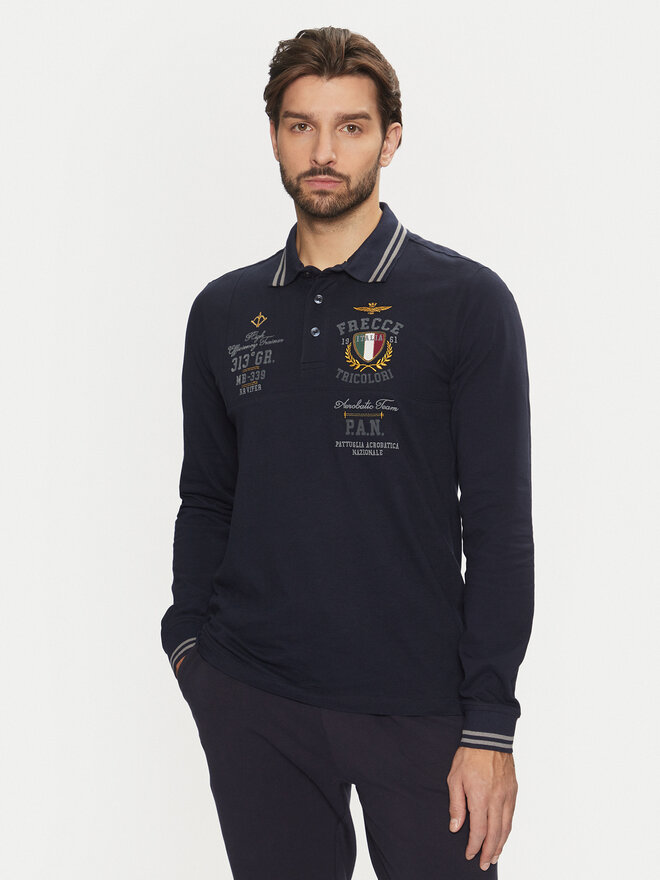 Aeronautica Militare Aeronautica Militare Poloshirt 242PO1828P310 Dunkelblau Regular Fit