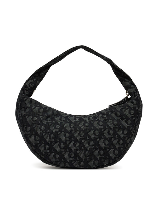 Calvin Klein Τσάντα Calvin Klein Ckj Monogram Pinched Medium Shou LV04F3206G Μαύρο