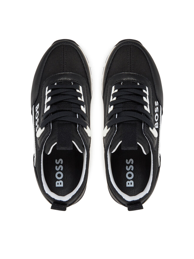 BOSS Sneakersy BOSS J51653 M Černá