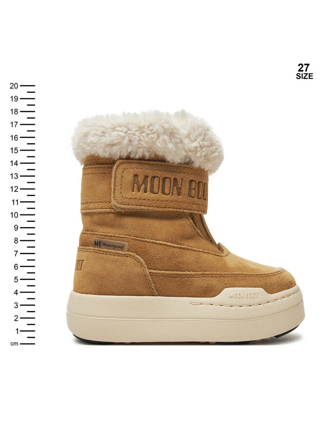Moon Boot Snehule Moon Boot Junior Park Dtrap Boot Suede 80D3440040 Hnedá
