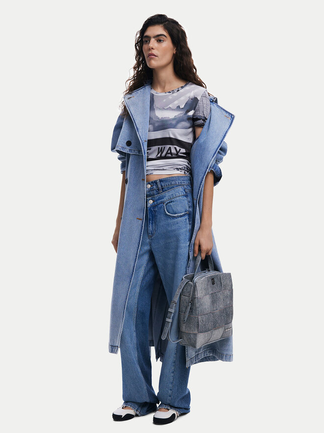 Desigual Batoh Desigual Yoko 25SAKP09 Šedá
