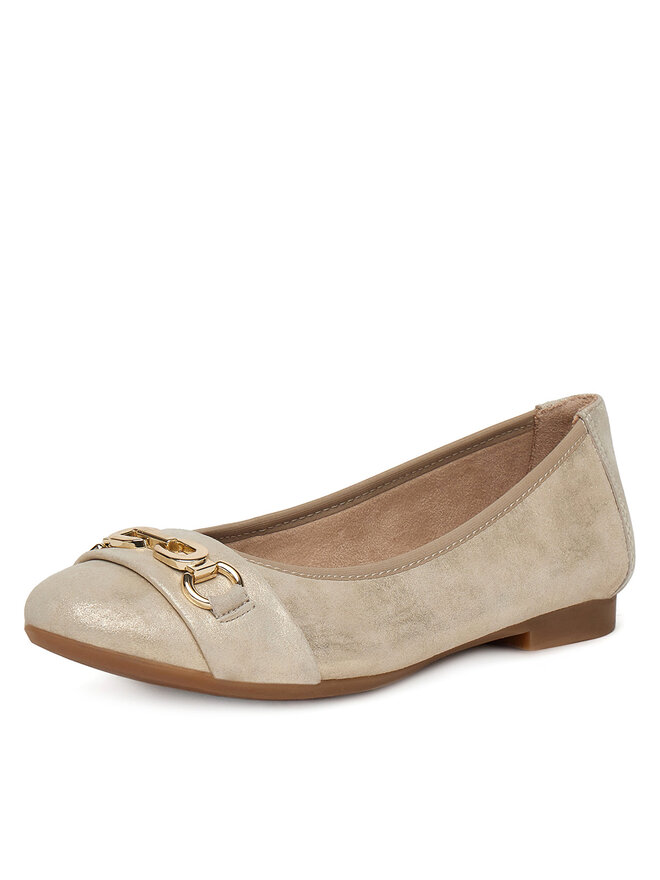 Remonte Ballerinas Remonte D0K10-90 Goldfarben