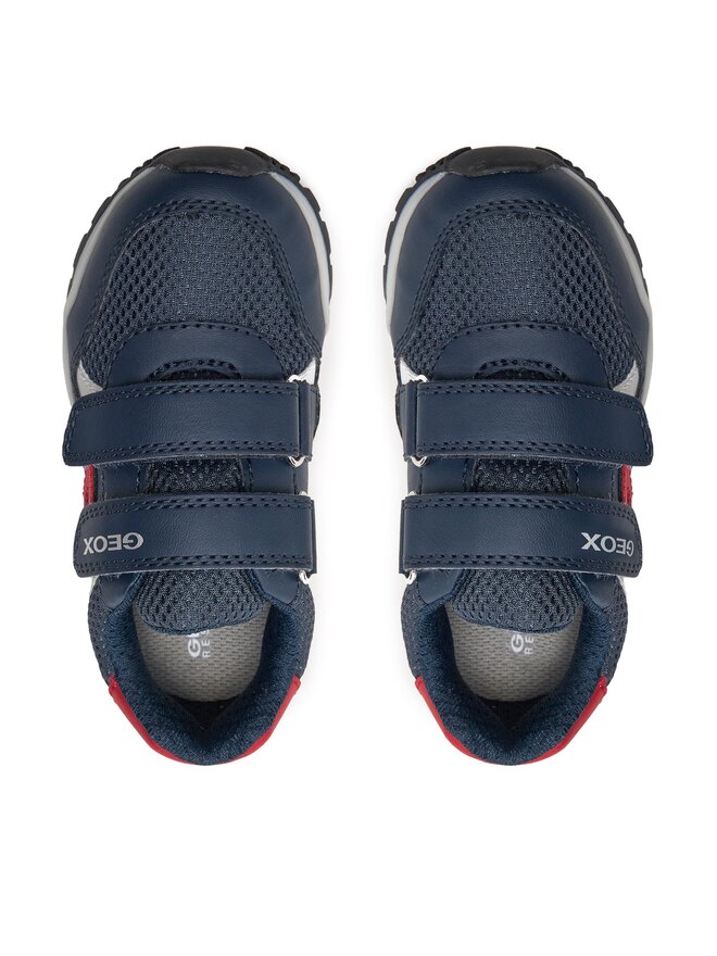 Geox J PAVEL A jongens Sneaker, Navy Avio, 27 EU
