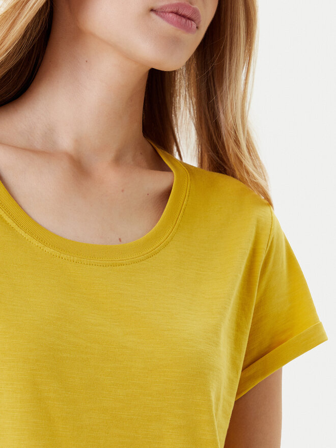 United Colors Of Benetton United Colors Of Benetton Camiseta 3BVXD109F Amarillo Regular Fit