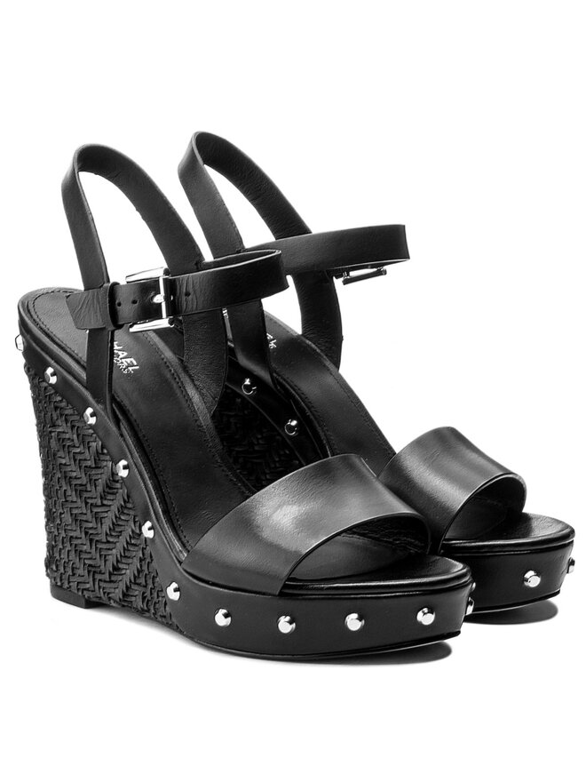 Michael michael kors ellen leather slide sandal shop