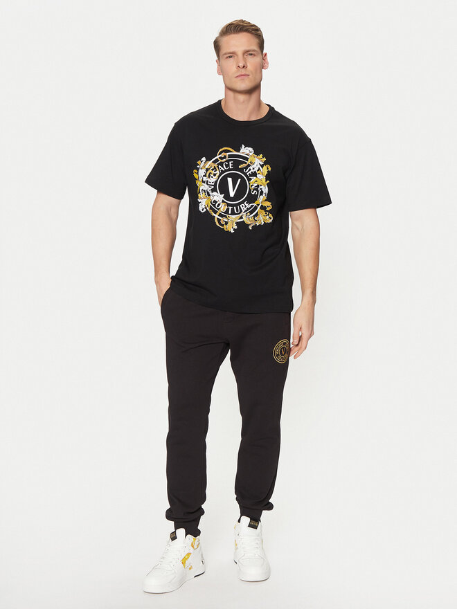 Versace Jeans Couture Versace Jeans Couture T-Shirt 78GAHC01 Schwarz Regular Fit