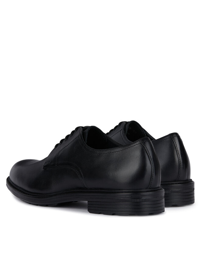 Geox Polobotky Geox Stringate U45CGB-00043 C9999 Černá