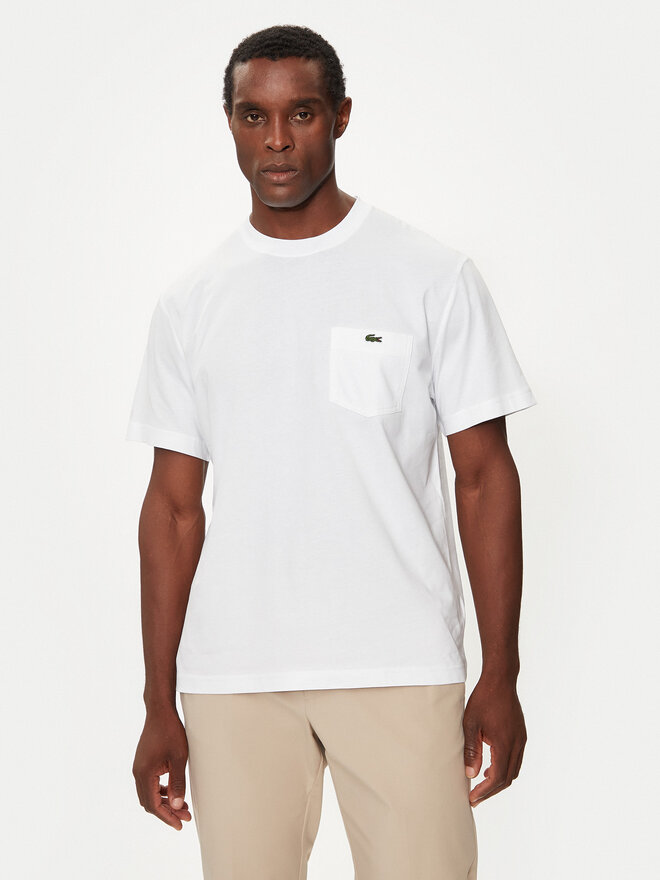 Lacoste Lacoste Marškinėliai TH2827 Balta Regular Fit