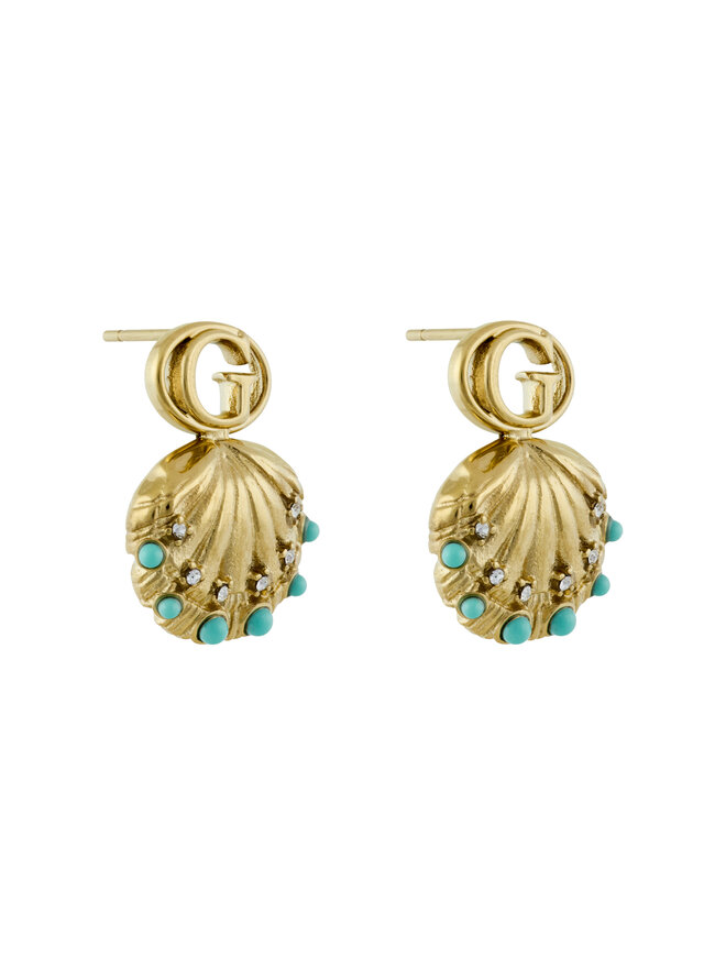 Guess Сережки Guess JUBE05 128JW Золотий