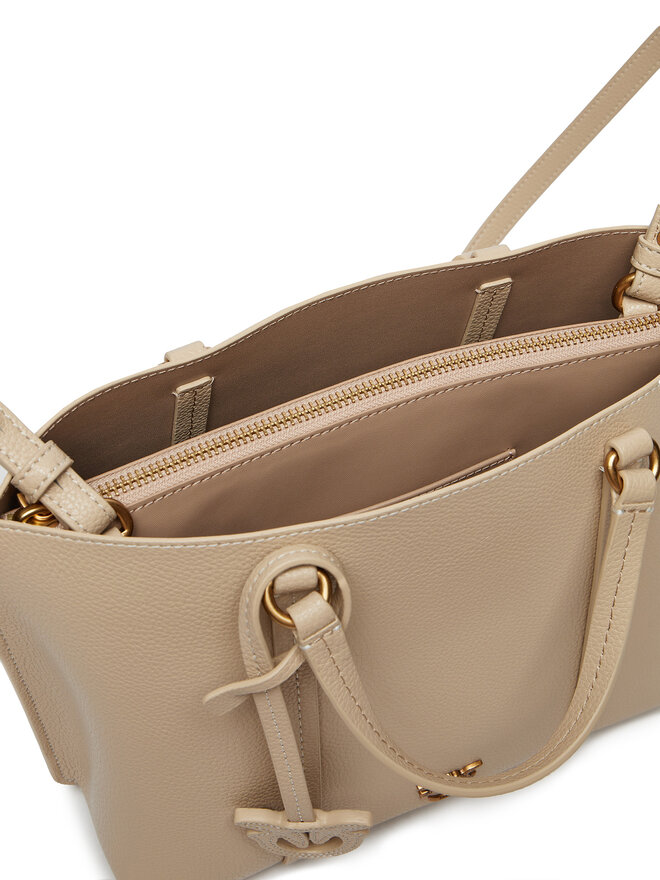 PINKO Borsetta Pinko Carrie Shopper Classic AI 24-25 PLTT 102833 A1LF Beige