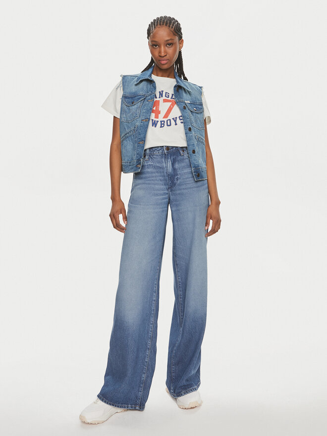 Wrangler Wrangler Marškinėliai 112350277 Écru Regular Fit