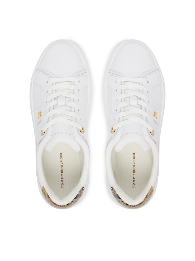 Tommy Hilfiger Sneakers Tommy Hilfiger Chic Platform Snake FW0FW09456 Weiß
