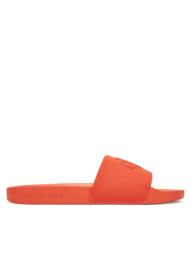Calvin Klein Jeans Pantoletten Calvin Klein Jeans Slide Hf Mono Cv YM0YM01282 Orange