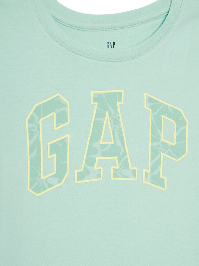 Gap Gap Marškinėliai 721891-02 Žalia Regular Fit