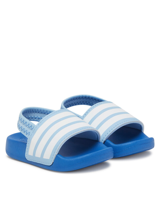 adidas Sandały adidas adilette Estrap JR5327 Błękitny