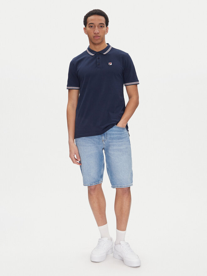 Fila Fila Pólóing Lubeek FAM0898 Sötétkék Regular Fit