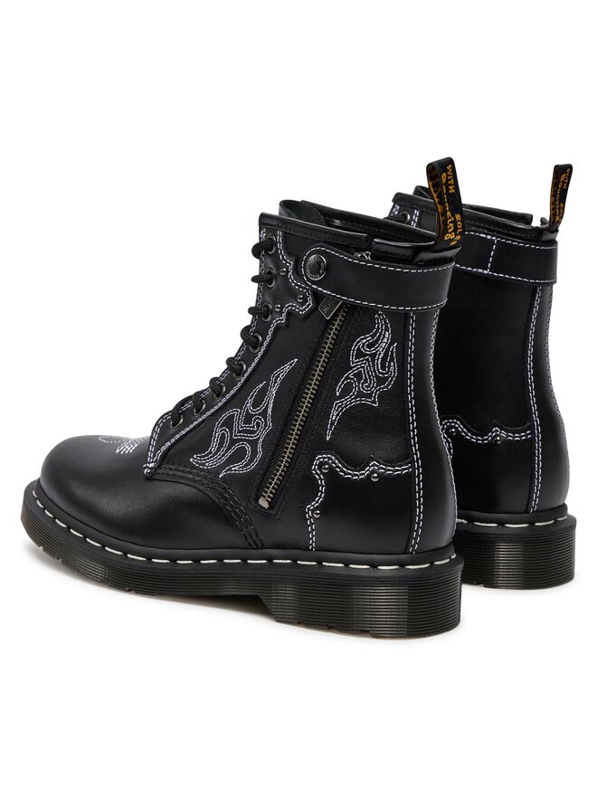 Dr. Martens Schnürstiefel Dr. Martens 1460 Gothic Americana 31624001 Schwarz